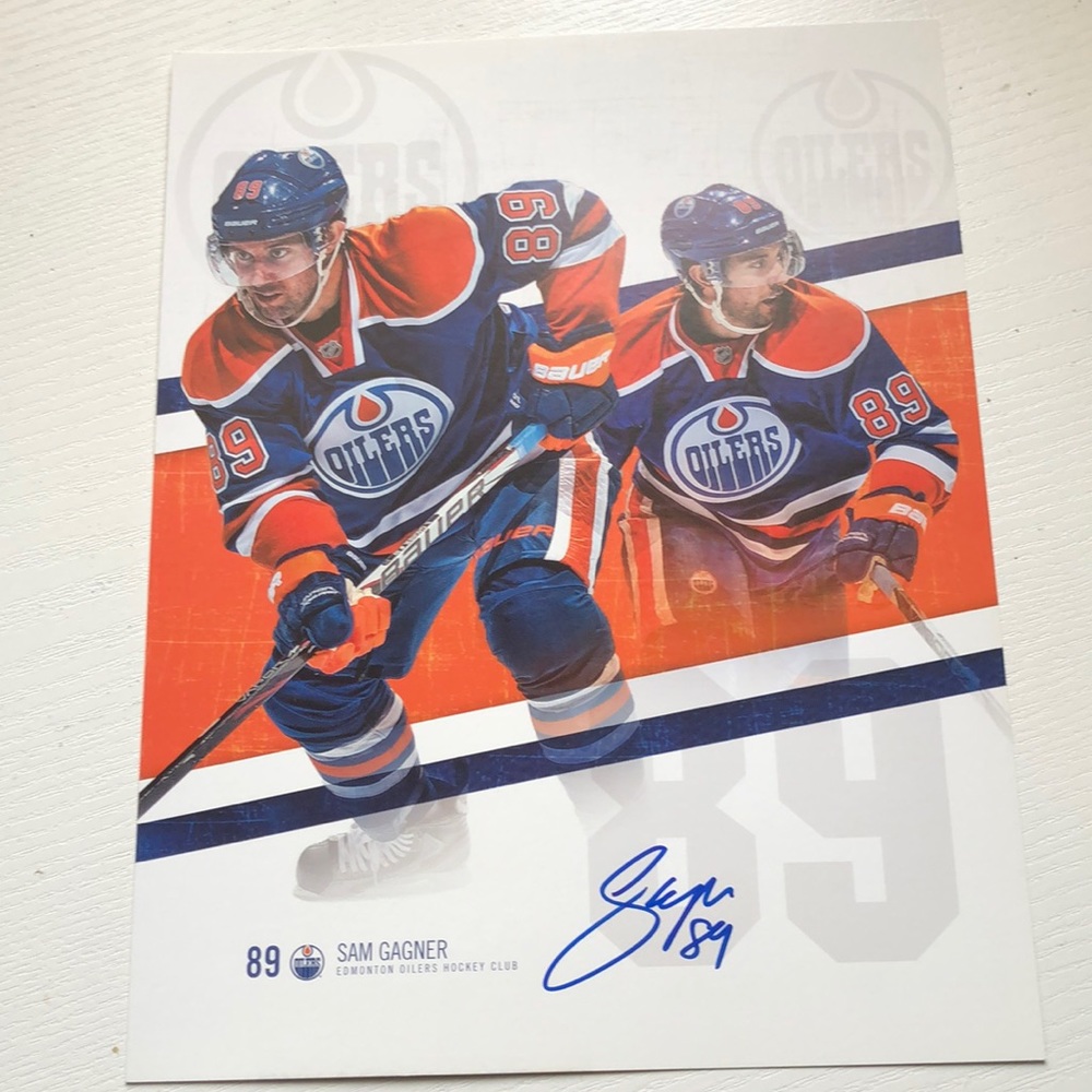 Sam Gagner Signed 8x10